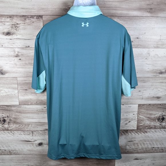 Under Armour* Men's‎ Short Sleeve Straight Hem 3 Button Pullover Polo Shirt~ 2XL - Picture 4 of 12